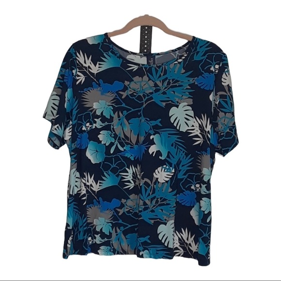 Swimsuits for all floral Swim top Sz 18/20 - Picture 1 of 4